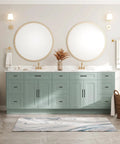 Bathroom vanity with matte black modern cabinet pulls 3 pack with 3 inch hole center 76mm and 3.4 inch total length durable zinc alloy handles