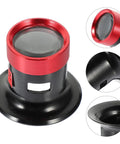 Pro Grade Metal Loupe Magnifier For Watch Repair And Jewelry Making Lightweight Handheld Jewelers Loop With Scale close-up