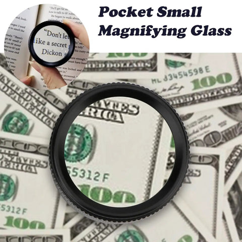 Two Pack Jewelers Loupe Pocket Magnifier Folding Magnifier Small Loupe Mini Magnifier For Jeweler Stamps Maps Antiques