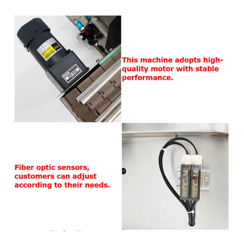 Top Shelf Automatic Pneumatic Filling Machine With Magnetic Pump And Four Head Desktop Setup, featuring motor and fiber optic sensors.