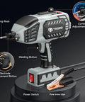 Portable Handheld Welder 110V IGBT Inverter With 20 To 120A Adjustable Arc Hot Start And Anti Stick For 3/32 To 1/8 Inch Welding Rods Grey