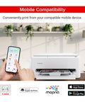 Wireless Color Inkjet Printer With Duplex Printing And Copy And Scan, Compact Work From Home Printer used with mobile printing app.