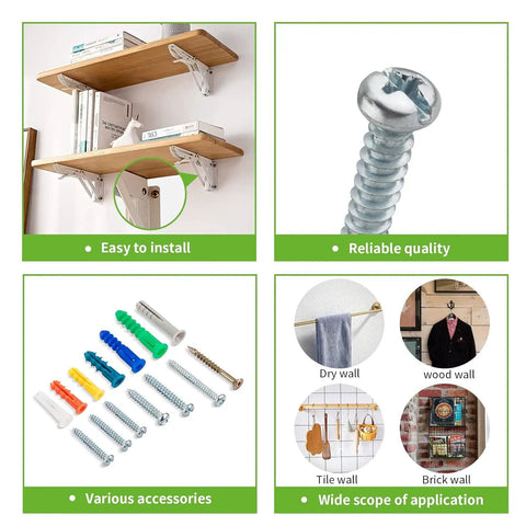 Drywall Anchor Kit With Screws 144 Piece Color Coded Wall Anchors And Self Tapping Screws Six Sizes Plastic Wall Plugs Organizer