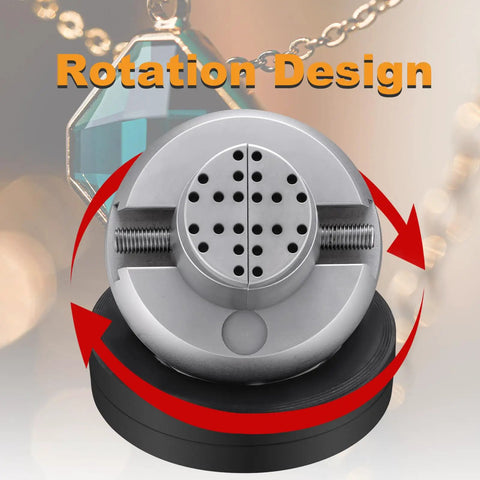 Five Inch Ball Vise Engraving Setting Tool With 360 Degree Rotation Pro Grade Heavy Duty Ball Vise And Thirty Six Piece Attachment