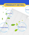 C545 True HEPA Replacement Filter S Four Pack For C545 B151 P150 9300 Air Cleaner Purifier H13 detailed product features
