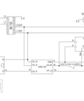 Schematic diagram for Heavy Duty Forced Circulation Engine Water Heater With Stainless Steel Pump And Smart Digital Control.