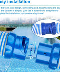 Six Pack Pool Cleaner Hose Replacement Kit for MX6 MX8, 39 Inch Length Each, Twist Lock Hose Replacement Parts in action by pool.