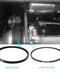2 Pack Heavy Duty Golf Cart Drive And Starter Belt Kit for DS 1997 And Up And Precedent 2004 And Up Engines
