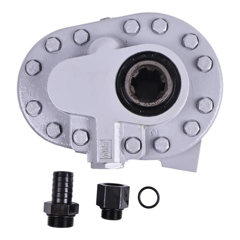 Beefy 7.4 GPM 540 RPM Hydraulic Tractor PTO Pump with fittings and seal, for motors, loaders, mowers, and sweepers, 2500 PSI