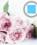 Blue Waterproof Floral Wrapping Paper Foldable 20 Sheets For Bouquets Party Decor And Gift Packaging Durable Plastic Flower Wrap
