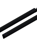 Two 13 Inch Keyboard Stand Support Arms TBR-130-2 With CMP-485 Super Clamp Compatibility for AX-48 Pro, heavy duty black tier arms.