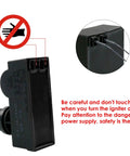 Close-up of Two Outlet Push Button Grill Igniter Kit For Char Broil Grills, showing wire connectors. Safety warning displayed.