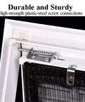 Close-up view of Smooth 39 Inch Aluminum Louvered Ceiling Vent Covers For No Sweat HVAC Air Return Installation highlighting durable connections.