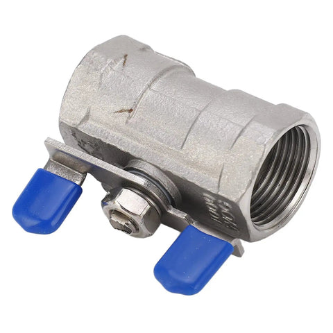 Rock Solid 3/4 Inch Stainless Steel Ball Valve With Female Thread Pipe Fitting For Water And Gas Lines built tough with easy turn handle.