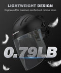 Badass Full Face Shield For Grinding And Cutting With Anti Scratch Polycarbonate Lens Wraparound Visor Certified Ansi Z87 Plus Rated lightweight design and 0.79 lb weight.