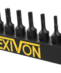 Tamper Resistant Torx Bit Set 13 Piece T4 Through T40 S2 Alloy Steel Impact Grade Security in Organizer Sleeve