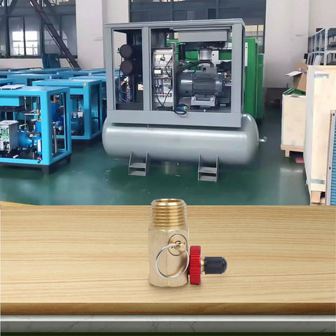 Heavy Duty Brass Air Tank Manifold With Shut Off And Relief Valves Half Inch NPT Port For Air Compressor 0 To 110 PSI