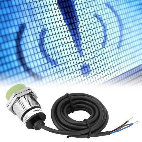 Inductive Proximity Sensor Switch With 15mm Detection Range NPN Normally Open Output Plated Brass Body Workhorse anti interference