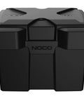 Kickin Dust Snap Top Battery Box For Group U1 12V, durable black case designed for secure battery storage and protection.