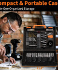 The Ultimate 350 Piece Drill Bit Set For Home Repair And Furniture Assembly Packed With Masonry Bits Driver Bits Spade Bits Hole Saws And Hex Keys To Power Through Any Household Job Without Breaking A Sweat in a compact storage case.