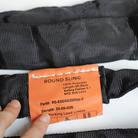 Black Heavy Duty Polyester Endless Round Lifting Sling, 6 Feet Delivers 5300 Lbs Vertical, 4240 Lbs Choker, And 10600 Lbs Basket, Rock Solid Gear For The Daily Grind