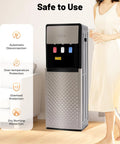 Bottom Loading Water Dispenser With 110V Hot Cold Warm Three Temperature Options And Display Light in living room setting