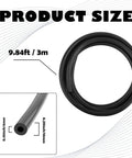 Durable Silicone Vacuum Hose For Automotive Use, Nine Point Eight Four Feet Long, Inner Diameter Five Thirty Two Inch, Outer Diameter Three Eighth Inch, Heavy Duty Universal Vacuum Lines For Car Truck And SUV, Easy Fit For Air And Water Transfer
