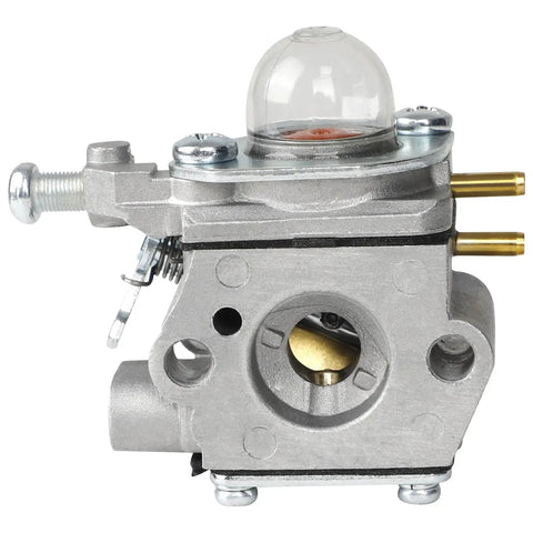 Side view of Carburetor Replacement For Troy-Bilt TB22 TB21EC TB22EC TB32EC TB80EC TB2040XP TB25CB TB252S TB25SB TB25PS