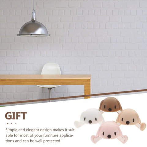 Silicone Corner Protectors Cartoon Puppy Design 8 Pack Edge Guards For Tables Desks Cabinets And Furniture Safety Soft Baby Proof