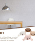 Silicone Corner Protectors For Furniture Set Of 8 With Cartoon Puppy Design, shown with table and white chair, multiple colors visible.