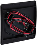 Back view of SeaBlaze Mini LED Boat Light wiring with black housing, marine grade, for skiffs and dinghies, USA made.