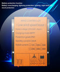 Top Notch MPPT PWM Wind Turbine Charge Controller 12V And 24V 300W To 1000W, 16A IP67 Waterproof shown against tech background