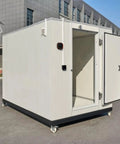 Heavy Duty Portable Blast Freezer Walk In Cold Room High Capacity Rapid Freezing System Mobile commercial cold storage unit on wheels.