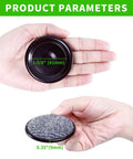 1 5 Eighth Inch Round Carpet Bottom Furniture Caster Cups Reusable Felt Furniture Sliders for Hardwood Floors Tile Laminate