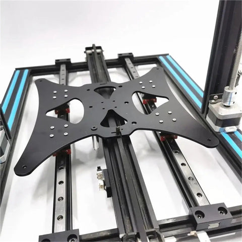 Dual MGN12H Linear Rail Upgrade Kit for 3D Printer Y Carriage installed on CR10S