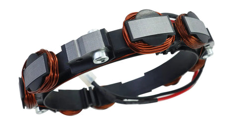 Heavy Duty Stator Alternator With Voltage Regulator Plug And Play Swap For Bs 18Hp To 24Hp Engines showcasing copper coils and mounting features