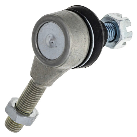 Tie Rod End Kit For Yamaha ATVs And UTVs, Heavy Duty Bolt On, Direct Fit With Arctic Cat 3405-008 3405-007, Suzuki 51270-21G00 51260-21G00, Kawasaki 39112-S010 39112-S009, And Yamaha 1UY-23841-01-00 1UY-23845-01-00, gray metal, M10x1.25 thread