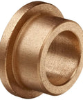 Top Shelf Slick Sliding Flanged Bearings, Powdered Metal Sae 841, 3/8 Inch Bore X 1/2 Inch Od X 1/4 Inch Length, 11/16 Flange Od view of a flanged bushing.