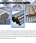 Heavy Duty Electric Pipe Beveling Machine Auto Centering Tube Chamfering Tool for various pipe types and sizes.