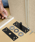 Hidden Stainless Steel Heavy Duty Door Hinge With 360 Degree Swivel Pivot for Secret and Interior Doors installation