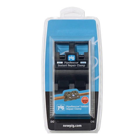 Top Shelf Instant Pipe Repair Clamp For Half Inch Diameter Pipes Watertight Leak Patch in packaging for easy use.