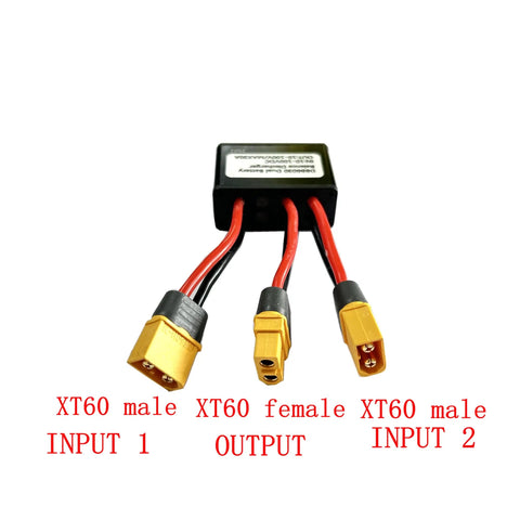 Dual Battery Pack Switch Balancer For E Bike And Scooters, Double Battery Discharge Converter, 500W System, 10 To 100V DC Input, Max 30 Amps, Generation II, Ultra Compact 34x45x18.5mm, Only 73g, Low Key Hidden Frame Install