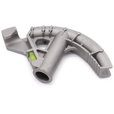 Aluminum Die Cast Conduit Bender Tool for Three Quarters Inch EMT and One Half Inch Rigid Pipe with built-in level gauge