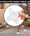 Set Of 25 White PVC Flanges For Half Inch Pipes DIY Rod Holder And Shelving Fittings Table Mount Caps showcase in home setting