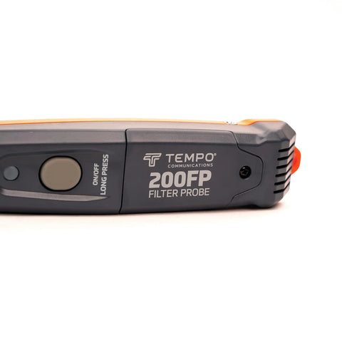 Close-up of Pro Grade Multifilter Wire Tracer Probe With DSP Toner Flashlight Variable Gain 60Hz Power Hum Filter Premium Amplifier Cable Toner
