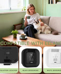 Heavy Duty Cat Litter Odor Eliminator With Ozone Purifier For Pets No Joke 99 Percent Odor Removal Installation Location, Black and White Deodorizers