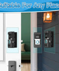 No Drill Anti Theft Doorbell Mount For Blink And Ring Video Doorbells With 360 Degree Coverage And Adjustable Angle Fits Models 1 Through Pro on doors