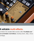 Close-up of control panel showing 16 editable multi-effects on All In One 16 Track Studio Recorder And Mixer With USB Audio Interface