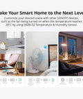 Scenes showing use of the Zigbee Smart Plug S40 Lite 15A Outlet With Repeater ETL Certified 2 Pack in home automation setups.