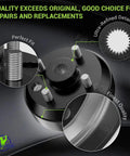 OEM Style Brake Drum Hub Assembly For EZGO TXT Golf Carts, detailed view showcasing mounting bolts and quality design.